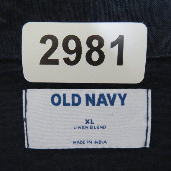 Old Navy* Men's Short Sleeve Button Down Straight Hem Chest Pocket~ Size XL - Picture 3 of 12